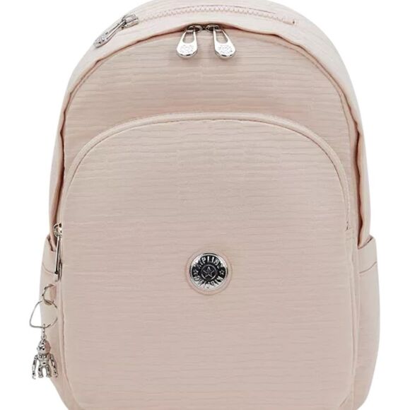 Kipling Delia Pink Small Laptop Backpack - Picture 1 of 6